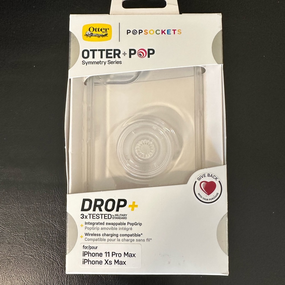 Otter pop sockets symmetry case for iPhone 11 Pro Max